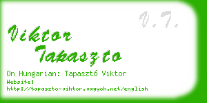 viktor tapaszto business card