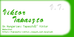 viktor tapaszto business card